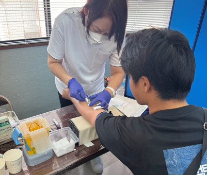 一斉健康診断と安全大会