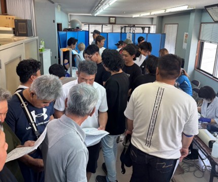 一斉健康診断と安全大会